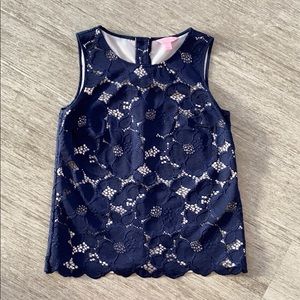 Lilly Pulitzer navy tank